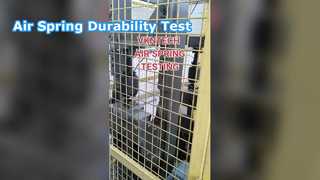 How are fatigue tests conducted on air springs?