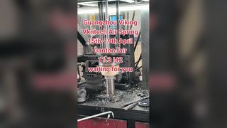 how to cut air spring top plate edge?