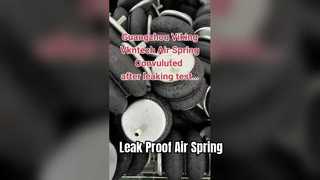 convuluted air spring leaking test