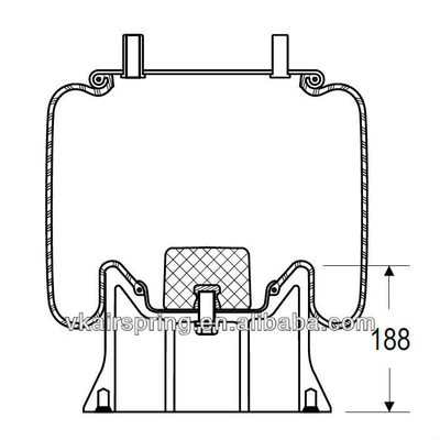 Rubber Air Suspension Springs W01-358-9466